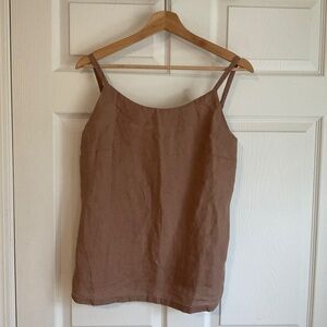 Len.Ok linen Linenfox NotPerfectLinen brown tank